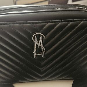 Steve Madden Black Allie  Camera Crossbody
